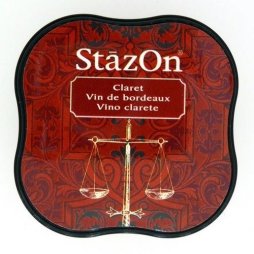 StazOn Midi Weinrot - Stempelkissen Stempelfarbe...