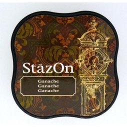 StazOn Midi Schokolade - Stempelkissen Stempelfarbe...