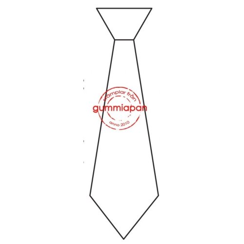 Gummiapan Gummistempel 12070302 - Krawatte Anzug Schlips Mann Hochzeit Anlass