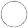 Dini Design Gummistempel 55 - Kreis Punkte Kontur Linie Rund Punktekreis Circle