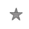 Dini Design Gummistempel 307 - Stern Streifen Himmel Muster Motiv Sterne klein