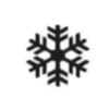 Dini Design Gummistempel 316 - Schneeflocke Weihnachten Schnee Winter Kalt Retro