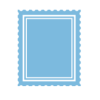 Dini Design Gummistempel 723 - Briefmarke Post Poststempel Paket Sendung