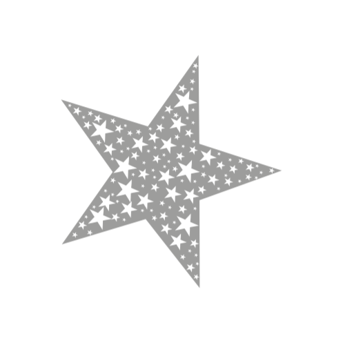 Dini Design Gummistempel 732 - Sterne in Stern Hintergrund Himmel Weihnachten