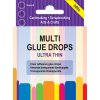 JeJe 3.3150 - 200 stk. Multi Glue Drops Ultra D&uuml;nn 8 mm Transparente Klebepunkte
