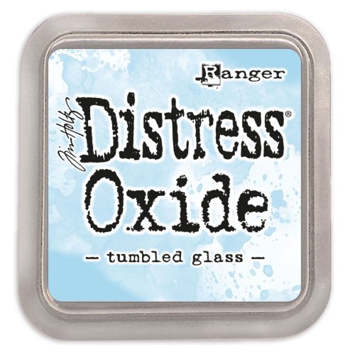 Tim Holtz Ranger Distress Oxide Tumbled Glass - Stempelkissen Hellblau