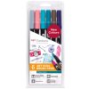 Tombow 6 ABT Dual Brush Pens - Vintage Farben Colours Stifte 2 Spitzen ABT-6P-5