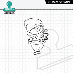 Stempel-Scheune Gummistempel 251 - Zwerg Gnom Wichtel...