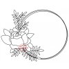 Gummiapan Gummistempel 17030101 - Blumenkreis Blume Kreis Pflanze Rund