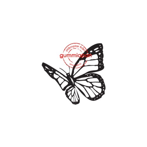 Gummiapan Gummistempel 11050310 - Schmetterling Fl&uuml;gel Fliegen Tier Natur Mittel