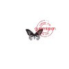 Gummiapan Gummistempel 11050307 - Schmetterling Fl&uuml;gel Fliegen Tier Natur klein