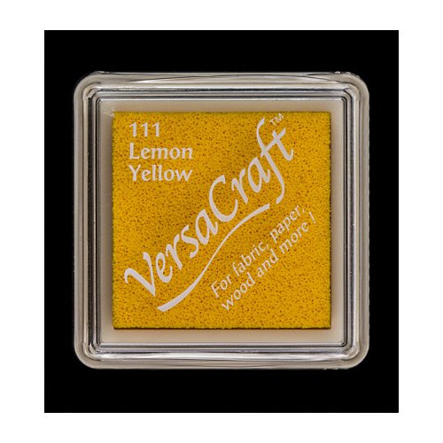 TSUKINEKO VersaCraft Stempelkissen Lemon Yellow - Zitronengelb Stempelfarbe