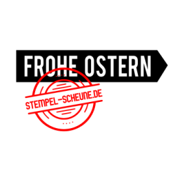 Stempel-Scheune Gummistempel 351 - Frohe Ostern Osterhase...