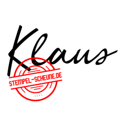 Stempel-Scheune Gummistempel Name 14 - Klaus...