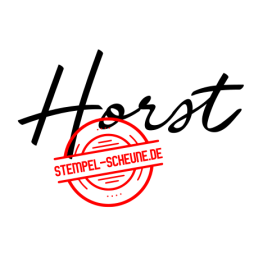 Stempel-Scheune Gummistempel Name 15 - Horst...