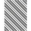 Darice Pr&auml;geschablone Diagonale Streifen - 11 x 15 cm Embossing Folder Linie