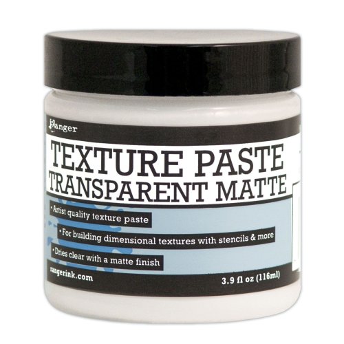 Ranger Texture Paste Transparent Matt - Strukturpaste Stencil Acryl Paste