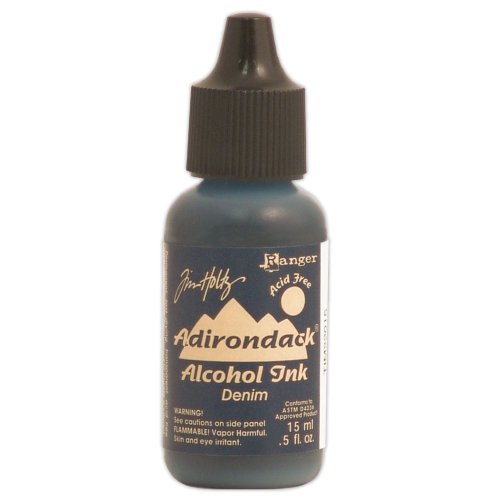 Adirondack Alcohol Ink Tim Holtz Ranger - Denim Blau Jeans Dunkelblau 15 ml