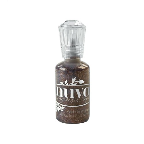 Tonic Studios Nuvo Glitter Drops Chocolate Fondue Braun - 30 ml Glitzer Perle