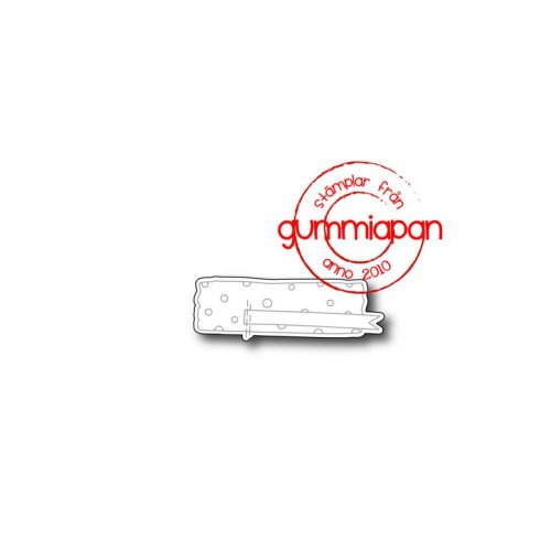 Gummiapan Stanzschablone D190250 - Washi Tape Sprechblase Label Tag