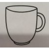 Gummiapan Gummistempel 15090415 - Kaffee Tasse Cup Getr&auml;nk Tee Fr&uuml;hst&uuml;ck Morgens