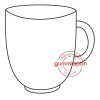Gummiapan Gummistempel 15100102 - Kaffee Tasse Cup Getr&auml;nk Tee Fr&uuml;hst&uuml;ck Morgens