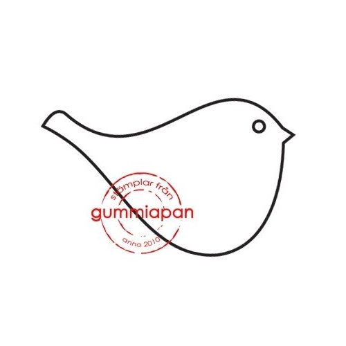 Gummiapan Gummistempel 16020112 - Vogel Fliegen Feder Tier Motiv Stempel Stamp