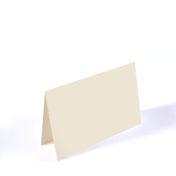 VaessenCreative 25 Klappkarten Creme Blanko 200g 10,5 x...
