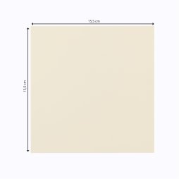 VaessenCreative 25 Klappkarten Creme Blanko 200g 15,5 x 15,5 cm Faltkarten Karte