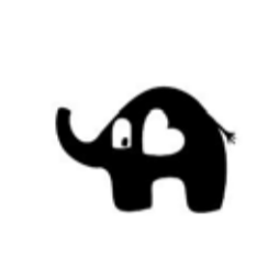Dini Design Gummistempel 60 - Elefant Klein Tier...