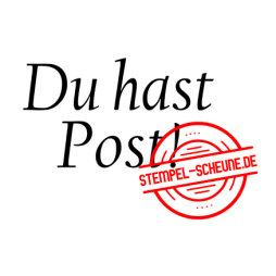 Stempel-Scheune Gummistempel 392 - Du hast Post...