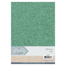 Glitzerpapier Paper Ocean Smaragdgr&uuml;n - 6 Blatt...