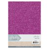 Glitzerpapier Bright Pink Rosa - 6 Blatt 230g/m&sup2; Papier Karton A4 Basteln