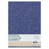 Glitzerpapier Dark Blue Dunkelblau - 6 Blatt 230g/m&sup2; Papier Karton A4 Basteln