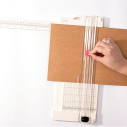 Vaessen Creative Papierschneider 30,5 cm mit Skala -  Falzmaschine + 2 Klingen