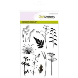 CraftEmotions Stempelset Branches - 10 Clearstamps...
