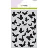 CraftEmotions Stencil Schmetterlinge - A5 Tiere Fliegen Fl&uuml;gel Schmetterling