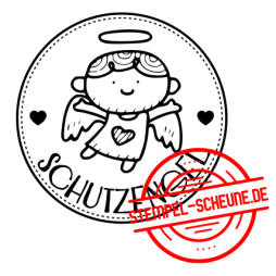 Stempel-Scheune Gummistempel 402 - Schutzengel Junge Herz...
