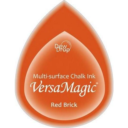 Dew Drops VersaMagic Red Brick - Stempelkissen Rot Braun - TSUKINEKO