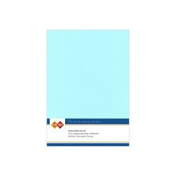 Card Deco Leinenpapier Lichtblau Hellblau blau - A5...