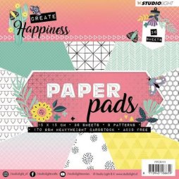 StudioLight Paper Pad Create Happiness 15 x 15 cm 36...