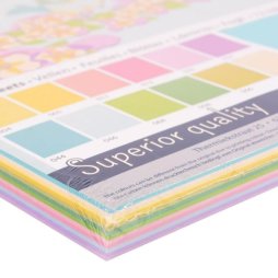 Vaessen Creative Florence Cardstock Papier - Fr&uuml;hling 12 Farben 60 Bl&auml;tter A4