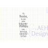 AEH Design Gummistempel 1566E - Mit Menschen die einen gro&szlig;en Vogel haben Orte