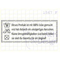 AEH Design Gummistempel 1567F - Originial Liebe...
