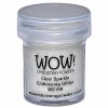 WOW! Embossingpulver Glitters Clear Sparkle Wei&szlig; 15 ml Glitzer Einbrennpulver