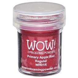 WOW! Embossingpulver Primary Apple Red Apfelrot Rot 15 ml...
