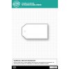 Stempel-Scheune Stanzschablone SSD001 - Label Etikett Anh&auml;nger Naht Banner