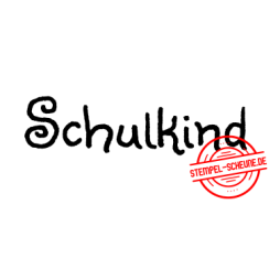 Stempel-Scheune Gummistempel 438 - Schulkind Einschulung...
