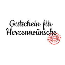 Stempel-Scheune Gummistempel 440 - Gutschein f&uuml;r...