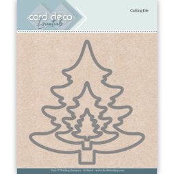 Card Deco Stanzschablone 3 St&uuml;ck - Tannenbaum...